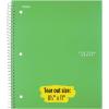 imageFive Star Spiral Notebook  Study App 2 Pack 1 Subject College Ruled Paper 100 Sheets 812quot x 11quot Pacific Blue Fire Red 38452Color Selected for You