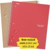 imageFive Star Spiral Notebook  Study App 2 Pack 1 Subject College Ruled Paper 100 Sheets 812quot x 11quot Pacific Blue Fire Red 38452Color Selected for You
