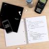 image:imageFive Star Spiral Notebook  Study App 1 Subject College Ruled Paper 812 x 11 100 Sheets Fights Ink Bleed Water Resistant Cover Prom Pink 820002RBlack