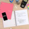 image:imageFive Star Spiral Notebook  Study App 1 Subject College Ruled Paper 812 x 11 100 Sheets Fights Ink Bleed Water Resistant Cover Prom Pink 820002RProm Pink