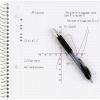 image:imageFive Star Spiral Notebook  Study App 1 Subject Graph Ruled Paper 812 x 11 100 Sheets Fights Ink Bleed Water Resistant Cover Fire Red 620000DAmethyst