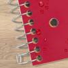 image:imageFive Star Spiral Notebook  Study App 1 Subject Graph Ruled Paper 812 x 11 100 Sheets Fights Ink Bleed Water Resistant Cover Fire Red 620000DFire Red