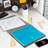 image:imageFive Star Spiral Notebook  Study App 1 Subject Graph Ruled Paper 812 x 11 100 Sheets Fights Ink Bleed Water Resistant Cover Fire Red 620000DTidewater Blue