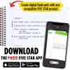 image:imageFive Star Spiral Notebook  Study App 3 Subject College Ruled Paper 812 x 11 150 Sheets Fights Ink Bleed Water Resistant Cover Prom Pink 820003RBlack