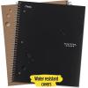 image:imageFive Star Spiral Notebook  Study App 3 Subject College Ruled Paper 812 x 11 150 Sheets Fights Ink Bleed Water Resistant Cover Prom Pink 820003RBlack