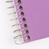 image:imageFive Star Spiral Notebook 1 Subject College Ruled Paper 438 x 7 Personal Size 80 Sheets Fights Ink Bleed Water Resistant Cover White 450048EAmethyst Purple