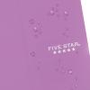 image:imageFive Star Spiral Notebook 1 Subject College Ruled Paper 438 x 7 Personal Size 80 Sheets Fights Ink Bleed Water Resistant Cover White 450048EAmethyst Purple