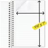 image:imageFive Star Spiral Notebook 1 Subject College Ruled Paper 438 x 7 Personal Size 80 Sheets Fights Ink Bleed Water Resistant Cover White 450048EBlack
