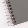 image:imageFive Star Spiral Notebook 1 Subject College Ruled Paper 438 x 7 Personal Size 80 Sheets Fights Ink Bleed Water Resistant Cover White 450048EGray