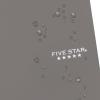 image:imageFive Star Spiral Notebook 1 Subject College Ruled Paper 438 x 7 Personal Size 80 Sheets Fights Ink Bleed Water Resistant Cover White 450048EGray