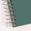image:imageFive Star Spiral Notebook 1 Subject College Ruled Paper 438 x 7 Personal Size 80 Sheets Fights Ink Bleed Water Resistant Cover White 450048ESeaglass Green