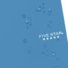 image:imageFive Star Spiral Notebook 1 Subject College Ruled Paper 438 x 7 Personal Size 80 Sheets Fights Ink Bleed Water Resistant Cover White 450048ETidewater Blue
