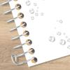 image:imageFive Star Spiral Notebook 2 Subject College Ruled Paper 6 x 912 80 Sheets Fights Ink Bleed Water Resistant Cover Prom Pink 840029RWhite