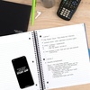 image:imageFive Star Advance Spiral Notebook  Study App 3 Subject 85 x 11 College Ruled Paper 150 Sheets Spiral Guard Movable Tabbed Dividers Prom Pink 820060RAmethyst Purple
