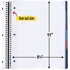 image:imageFive Star Advance Spiral Notebook  Study App 3 Subject 85 x 11 College Ruled Paper 150 Sheets Spiral Guard Movable Tabbed Dividers Prom Pink 820060RBlack