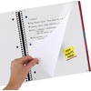 image:imageFive Star Advance Spiral Notebook  Study App 3 Subject 85 x 11 College Ruled Paper 150 Sheets Spiral Guard Movable Tabbed Dividers Prom Pink 820060RFire Red