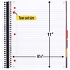 image:imageFive Star Advance Spiral Notebook  Study App 3 Subject 85 x 11 College Ruled Paper 150 Sheets Spiral Guard Movable Tabbed Dividers Prom Pink 820060RPacific Blue