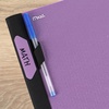 image:imageFive Star Advance Spiral Notebook  Study App 5 Subject 85 x 11 College Ruled Paper 200 Sheets Spiral Guard Movable Tabbed Dividers Prom Pink 820013RAmethyst Purple