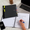 image:imageFive Star Advance Spiral Notebook  Study App 5 Subject 85 x 11 College Ruled Paper 200 Sheets Spiral Guard Movable Tabbed Dividers Prom Pink 820013RBlue