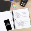 image:imageFive Star Advance Spiral Notebook  Study App 5 Subject 85 x 11 College Ruled Paper 200 Sheets Spiral Guard Movable Tabbed Dividers Prom Pink 820013RBlue