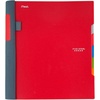 image:imageFive Star Advance Spiral Notebook  Study App 5 Subject 85 x 11 College Ruled Paper 200 Sheets Spiral Guard Movable Tabbed Dividers Prom Pink 820013RFire Red