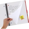 image:imageFive Star Advance Spiral Notebook  Study App 5 Subject 85 x 11 College Ruled Paper 200 Sheets Spiral Guard Movable Tabbed Dividers Prom Pink 820013RFire Red