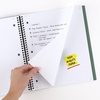 image:imageFive Star Advance Spiral Notebook  Study App 5 Subject 85 x 11 College Ruled Paper 200 Sheets Spiral Guard Movable Tabbed Dividers Prom Pink 820013RGreen