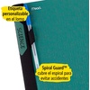 image:imageFive Star Advance Spiral Notebook  Study App 5 Subject 85 x 11 College Ruled Paper 200 Sheets Spiral Guard Movable Tabbed Dividers Prom Pink 820013RGreen