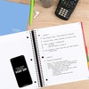 image:imageFive Star Advance Spiral Notebook  Study App 5 Subject 85 x 11 College Ruled Paper 200 Sheets Spiral Guard Movable Tabbed Dividers Prom Pink 820013RProm Pink