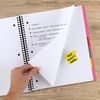 image:imageFive Star Advance Spiral Notebook  Study App 5 Subject 85 x 11 College Ruled Paper 200 Sheets Spiral Guard Movable Tabbed Dividers Prom Pink 820013RProm Pink