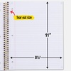 image:imageFive Star Spiral Notebook  Study App 1 Subject College Ruled Paper 812 x 11 80 Sheets 1 Count Selected Design Will Vary 820156FDesign Chosen For You