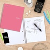 image:imageFive Star Spiral Notebook  Study App 1 Subject Graph Ruled Paper 812 x 11 100 Sheets Prom Pink 620000RProm Pink