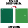 image:imageFive Star Spiral Notebook  Study App 1 Subject Wide Ruled Paper 8 x 105 100 Sheets Fights Ink Bleed Water Resistant Cover Vivid Yellow 930010CJ1Green
