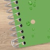 image:imageFive Star Spiral Notebook  Study App 1 Subject Wide Ruled Paper 8 x 105 100 Sheets Fights Ink Bleed Water Resistant Cover Vivid Yellow 930010CJ1Green