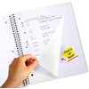 image:imageFive Star Spiral Notebook  Study App 1 Subject Wide Ruled Paper 8 x 105 100 Sheets Fights Ink Bleed Water Resistant Cover Vivid Yellow 930010CJ1Purple