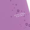 image:imageFive Star Spiral Notebook  Study App 1 Subject Wide Ruled Paper 8 x 105 100 Sheets Fights Ink Bleed Water Resistant Cover Vivid Yellow 930010CJ1Purple