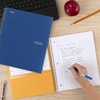 image:imageFive Star Spiral Notebook  Study App 5 Subject College Ruled Paper 11 x 812 200 Sheets Black amp Forest Green 2 Pack 820190Blue  Red