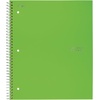 image:imageFive Star Spiral Notebook 5 Subject Wide Ruled Paper 8 x 1012 200 Sheets Tidewater Blue amp Fire Red 2 Pack 930082Gray  Lime