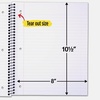 image:imageFive Star Spiral Notebook 5 Subject Wide Ruled Paper 8 x 1012 200 Sheets Tidewater Blue amp Fire Red 2 Pack 930082Tidewater Blue  Fire Red