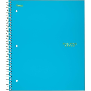 image:imageFive Star Spiral Notebook  Study App 1 Subject College Ruled Paper 812 x 11 80 Sheets 1 Count Selected Design Will Vary 820156FColor Selected for You