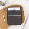 image:imageFive Star Zipper Binder 1 Inch 3Ring Binder with Round Rings CarryAll with Pockets and 4Tab Dividers 375 Sheet Capacity GreySeaglass 290920BGrayMint