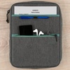 image:imageFive Star Zipper Binder 1 Inch 3Ring Binder with Round Rings CarryAll with Pockets and 4Tab Dividers 375 Sheet Capacity GreySeaglass 290920BGreySeaglass