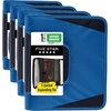 image:imageFive Star Zipper Binder 15 Inch ORings Case Organiser with 3Pocket Expanding File 500 Sheet Capacity Crimson Fade 280146KBlue