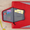 image:imageFive Star Zipper Binder 15 Inch ORings Case Organiser with 3Pocket Expanding File 500 Sheet Capacity Crimson Fade 280146KCrimson Fade