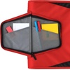 image:imageFive Star Zipper Binder 15 Inch ORings Case Organiser with 3Pocket Expanding File 500 Sheet Capacity Crimson Fade 280146KRed
