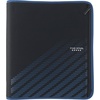 image:imageFive Star Zipper Binder 2 Inch 3Ring Xpanz Case Binder with Expansion Panel Removable Pencil Pouch 380 Sheet Capacity Black amp Blue 280109ABlack  Blue