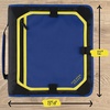 image:imageFive Star Zipper Binder 2 Inch ORings Case Organiser with Expansion Panel and 5Tab Expanding File Folder 580 Sheet Capacity Taffy Twist 290520LCosmic Blast