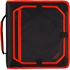 image:imageFive Star Zipper Binder 2 Inch ORings Case Organiser with Expansion Panel and 5Tab Expanding File Folder 580 Sheet Capacity Taffy Twist 290520LRedBlack