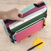 image:imageFive Star Zipper Binder 2 Inch ORings Case Organiser with Expansion Panel and 5Tab Expanding File Folder 580 Sheet Capacity Taffy Twist 290520LTaffy Twist