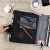 image:imageFive Star Zipper Binder 2 Inch ORings Case Organiser with Expansion Panel and 5Tab Expanding File Folder 580 Sheet Capacity Taffy Twist 290520LTaffy Twist